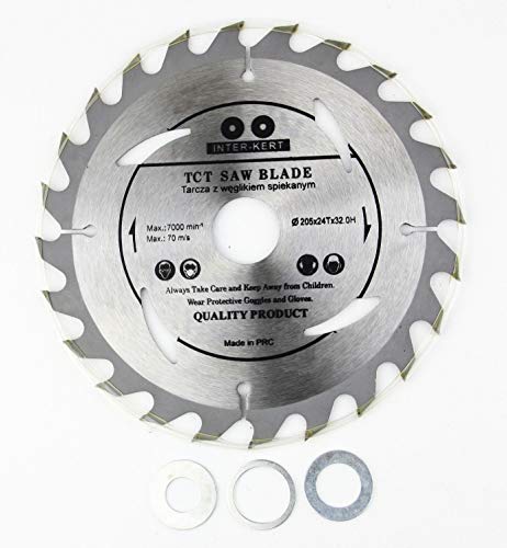 205x 32mm (30mm; 25,4mm; 20mm) 24 Zähne Sägeblatt Top Qualität Kreissägeblatt für Holz von Lepik