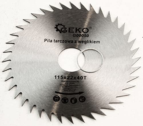 115x22,23 mm Sägeblatt, Kreissägeblatt für Holz mit 40 Zähnen von Lepik