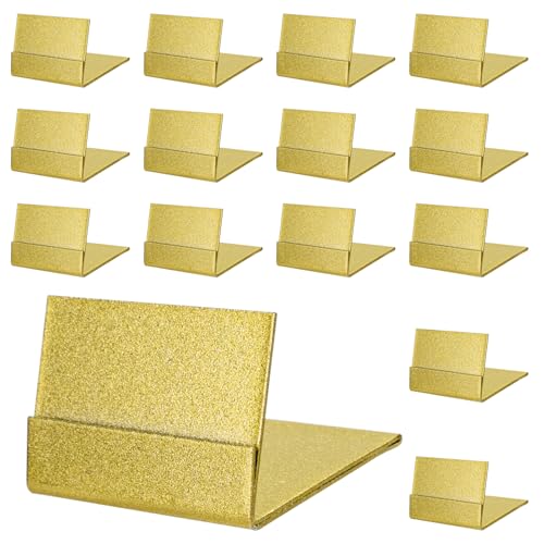 Goldener Tischkartenhalter für den Tisch – 20 Stück Mini-Tischnummernhalter, Tischnummernständer, Kartenständer für Tischpreise, Lebensmittel, Schilder, Hochzeiten, Restaurants Goldener Tischkartenhalter für den Tisch – 20 Stück Mini-Tischnummernhalter, Tischnummernständer, Kartenständer für Tischpreise, Lebensmittel, Schilder, Hochzeiten, Restaurants von LepoHome