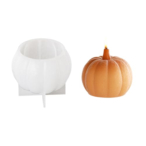 Halloween Silikonform Kürbis, Silikonformen Gießformen Halloween Kürbis, 3D Kürbis Gießformen Silikon, Halloween Kürbis Giessformen Silikon, Gießform Halloween für DIY Kerzen, Gips, Handwerk (Mittel) Halloween Silikonform Kürbis, Silikonformen Gießformen Halloween Kürbis, 3D Kürbis Gießformen Silikon, Halloween Kürbis Giessformen Silikon, Gießform Halloween für DIY Kerzen, Gips, Handwerk (Mittel) von Lergas