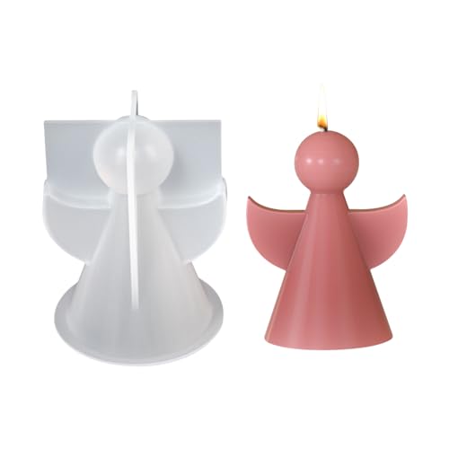 Silikonform Engel, Silikonformen Gießformen, 3D Engel Kerzenformen zum Gießen, Silikon Gießform Engel, Gießformen Silikon für Engel Kerzen, Engel Statue, DIY Handwerk, Heimdekoration (Klein) von Lergas