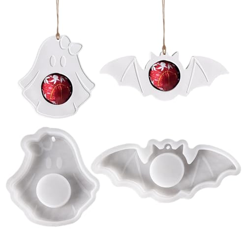 Silikonform Halloween Schokolade Geschenkbox, Silikonformen Gießformen Halloween Fledermaus Geist, Gießformen Silikon, Giessformen Silikon, Gipsformen zum Gießen, 3D Silikonform Gießform für Gips Silikonform Halloween Schokolade Geschenkbox, Silikonformen Gießformen Halloween Fledermaus Geist, Gießformen Silikon, Giessformen Silikon, Gipsformen zum Gießen, 3D Silikonform Gießform für Gips von Lergas