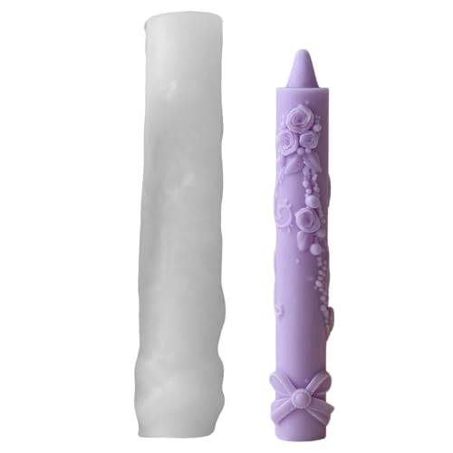 Silikonformen Gießformen, Silikonform Kerzen Hochzeit, 3D Kerzenformen Silikon Gießform, Gießformen Silikon, Kerzenformen zum Gießen, Giessformen Gipsformen für Kerzen Seife Gips (Stabkerzen) von Lergas