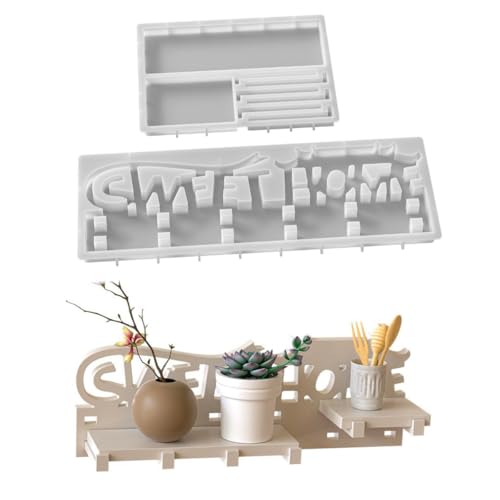 Silikonformen Gießformen, Silikonform Regal Wände, Gießformen Silikon Wandregal, Gipsformen zum Gießen, 3D Giessformen Silikon, Gießform für Gips Epoxidharz, 2025 Neue DIY Silicone Mold (A) von Lergas