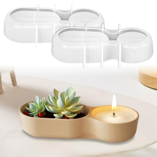 Silikonformen Gießformen Blumentopf, Gießformen Silikon Kerze, 2 Stück Kerzenformen Blumen Giessformen Silikon, 3D Kerzenformen zum Gießen Silikonform Frühling für DIY DekoHandwerk Heimdekor Silikonformen Gießformen Blumentopf, Gießformen Silikon Kerze, 2 Stück Kerzenformen Blumen Giessformen Silikon, 3D Kerzenformen zum Gießen Silikonform Frühling für DIY DekoHandwerk Heimdekor von Lergas