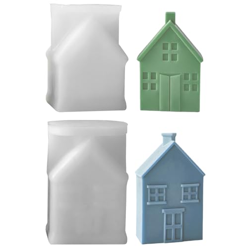Silikonformen Gießformen Haus, Gießformen Silikon Häuser, Gipsformen zum Gießen, Giessformen Silikon, Silikonform Gießform Haus, Gießform Kerzen Formen für DIY Kerzen Seife Gips Handgemachte (A+B) Silikonformen Gießformen Haus, Gießformen Silikon Häuser, Gipsformen zum Gießen, Giessformen Silikon, Silikonform Gießform Haus, Gießform Kerzen Formen für DIY Kerzen Seife Gips Handgemachte (A+B) von Lergas
