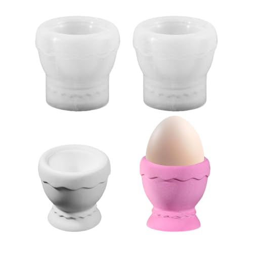 Silikonformen Gießformen Ostern, Silikonform Ostern, Gießformen Silikon Ostern, 2 Stück Gießform Ostern Eierbecher, Silikonform Frühling, Giessformen Silikon für DIY Ostern Eierbecher (C) von Lergas