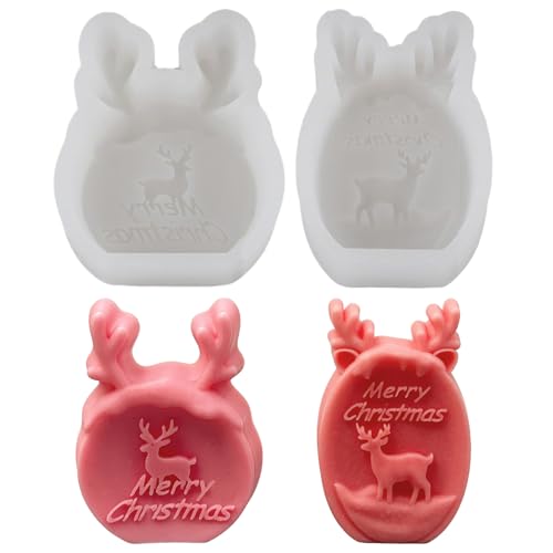 Silikonformen Gießformen Silikonform Weihnachten Elch, 3D Rentier Kerzenformen Silikon, DIY Hirsch Gießformen Silikon, Elch Kerzen Silikonformen, Weihnachten Kerzenformen zum Gießen, Kerzenform (A+B) Silikonformen Gießformen Silikonform Weihnachten Elch, 3D Rentier Kerzenformen Silikon, DIY Hirsch Gießformen Silikon, Elch Kerzen Silikonformen, Weihnachten Kerzenformen zum Gießen, Kerzenform (A+B) von Lergas