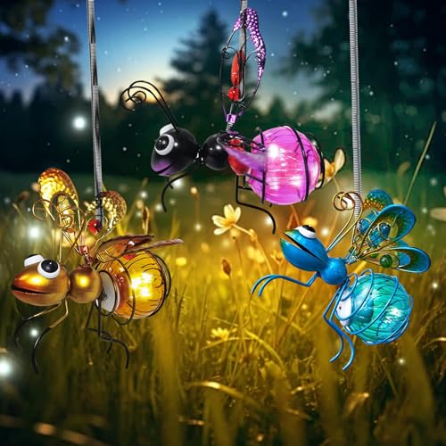 Solar Hängende Biene Licht Aussen, LED Biene Garten Deko aus Metall mit Frühling & Clip, IP65 Wasserdicht Solar Biene Licht, Solarlichterkette Außen Wetterfest für Garten, Bäume, Terrasse, Balkon (D) Solar Hängende Biene Licht Aussen, LED Biene Garten Deko aus Metall mit Frühling & Clip, IP65 Wasserdicht Solar Biene Licht, Solarlichterkette Außen Wetterfest für Garten, Bäume, Terrasse, Balkon (D) von Lergas
