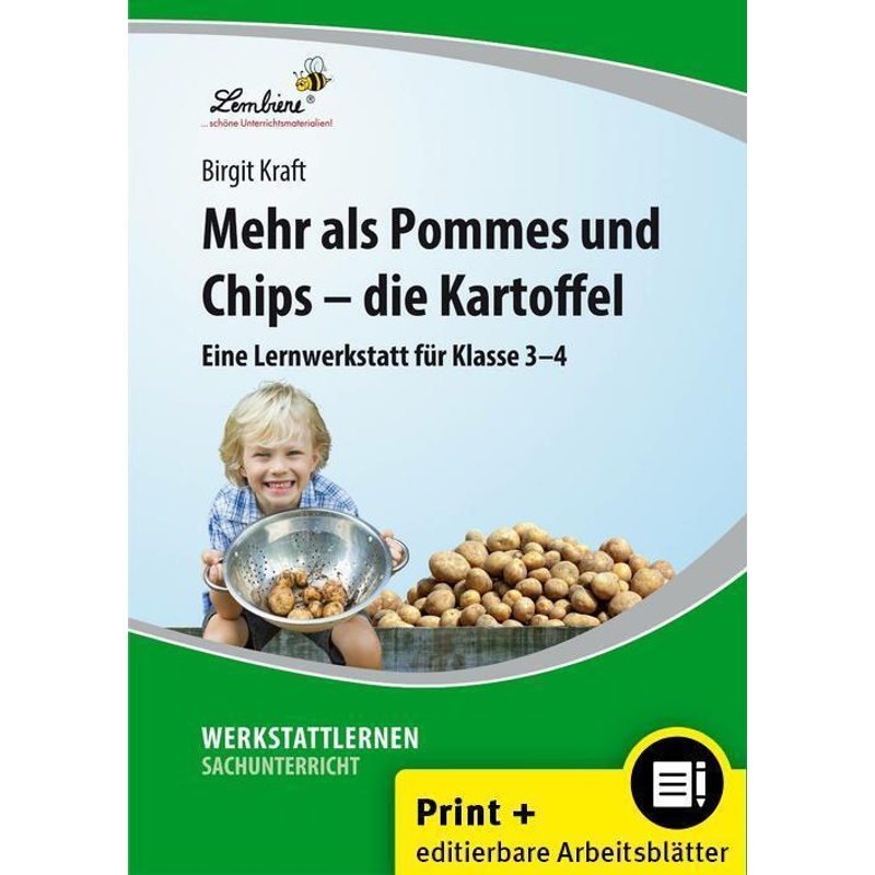 Mehr Als Pommes Und Chips - Die Kartoffel, M. 1 Cd-Rom - Birgit Kraft, Gebunden von Lernbiene Verlag