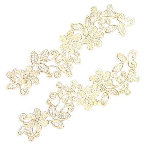 1 Paar Elegante Blumenspitzenapplikation Braut Hochzeitsverzerrung Applikationen Für Hochzeitskleidendekorationen 1 Paar Elegante Blumenspitzenapplikation Braut Hochzeitsverzerrung Applikationen Für Hochzeitskleidendekorationen von Lerpwige