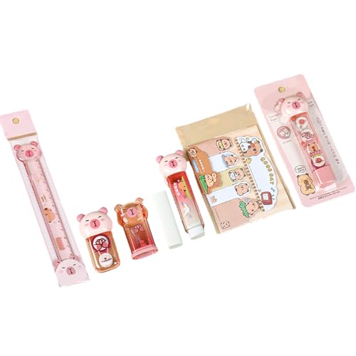 1 Set Lernbox Anspitzer Tier Schreibwaren Set Radiergummi Korrekturband Lineal Haftnotizen Schulbedarf 1 Set Lernbox Anspitzer Tier Schreibwaren Set Radiergummi Korrekturband Lineal Haftnotizen Schulbedarf von Lerpwige