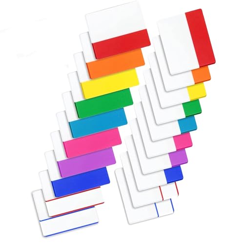 1 Set selbstklebende Seitenmarkierungen, bunte Indexe, Tabs farbige Indexe, Registerkarten, beschreibbare Buchregister, Datei-Tabs für die Schule 1 Set selbstklebende Seitenmarkierungen, bunte Indexe, Tabs farbige Indexe, Registerkarten, beschreibbare Buchregister, Datei-Tabs für die Schule von Lerpwige