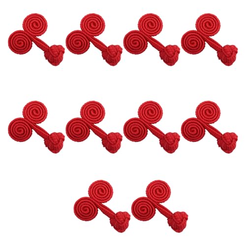 10 Stück Doppelradkopf-Knöpfe, Handarbeitsprojekt-Kits zum Basteln von Kostümen, Taschen, Schuhobern, Dekorationsschnallen von Lerpwige