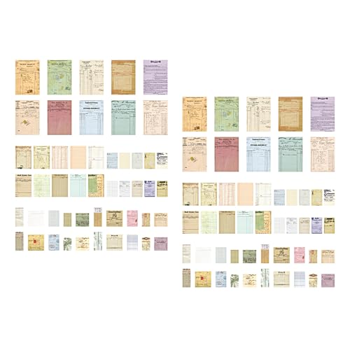 100 Bysets Vintage Dekorative Papierblumen Mailing Scrapbooking Dekoration Für Journal Photo Frame Vintage Scrapbook Paper Journaling Scrapbooking Supplies von Lerpwige