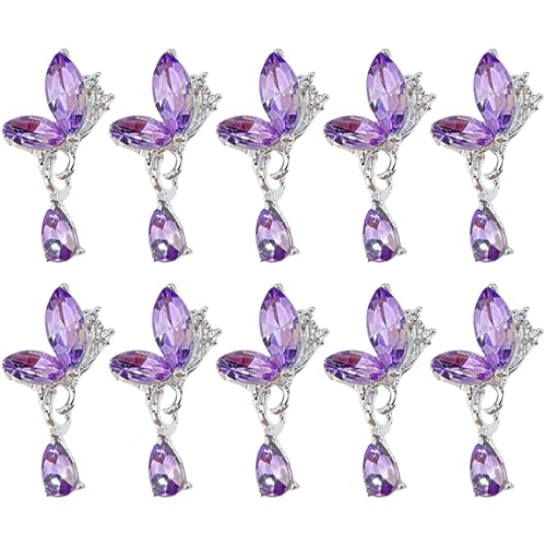 10x/Pack Butterfly Wing Nails Charme Schmetterling Anhänger Nägel Kunstbranddekorationen Dangle Nails Charme Nägel Vorräte 10x/Pack Butterfly Wing Nails Charme Schmetterling Anhänger Nägel Kunstbranddekorationen Dangle Nails Charme Nägel Vorräte von Lerpwige