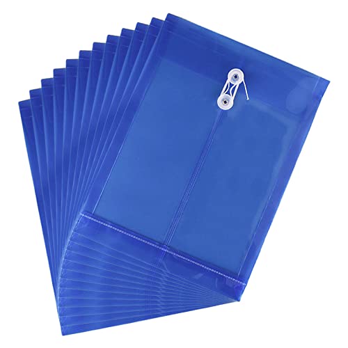 12 x Aktenordner, Dokumententasche, Dokumentenmappe, Ordner, Kordelverschluss, 30,5 x 22,9 cm, für Büro, Schule 12 x Aktenordner, Dokumententasche, Dokumentenmappe, Ordner, Kordelverschluss, 30,5 x 22,9 cm, für Büro, Schule von Lerpwige