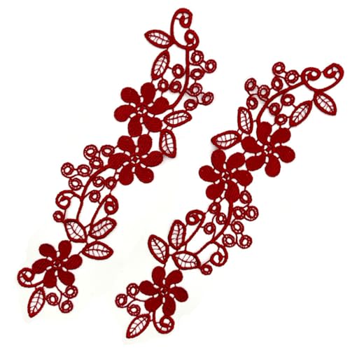 2 stilvolle Spitzenapplikationen für Brautkleid, Dekoration, kreative Nähflicken für Modeprojekte 2 stilvolle Spitzenapplikationen für Brautkleid, Dekoration, kreative Nähflicken für Modeprojekte von Lerpwige