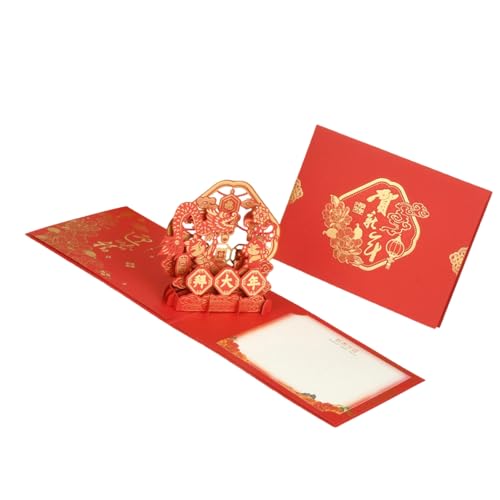 2025 Jahr Der Snake 3D Popup Karte Mit Umschlaggrußkarte Für Die Chinesische Neujahrsfeierpartyzubehör von Lerpwige
