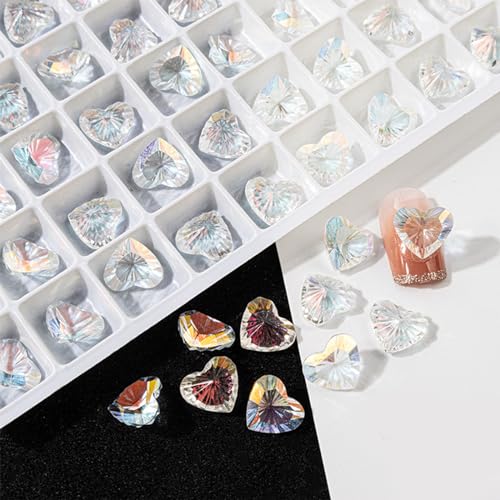 20pcs Speced Bottom Nagel Strasssteine Diamond Nagel Charms 3D Kristall Edelstein Schmuck Maniküren Nageldekorationen 20pcs Speced Bottom Nagel Strasssteine Diamond Nagel Charms 3D Kristall Edelstein Schmuck Maniküren Nageldekorationen von Lerpwige