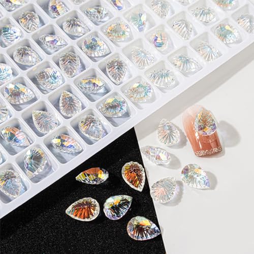 20pcs Speced Bottom Nagel Strasssteine Diamond Nagel Charms 3D Kristall Edelstein Schmuck Maniküren Nageldekorationen 20pcs Speced Bottom Nagel Strasssteine Diamond Nagel Charms 3D Kristall Edelstein Schmuck Maniküren Nageldekorationen von Lerpwige