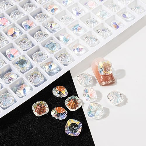 20pcs Speced Bottom Nagel Strasssteine Diamond Nagel Charms 3D Kristall Edelstein Schmuck Maniküren Nageldekorationen 20pcs Speced Bottom Nagel Strasssteine Diamond Nagel Charms 3D Kristall Edelstein Schmuck Maniküren Nageldekorationen von Lerpwige