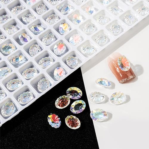 20pcs Speced Bottom Nagel Strasssteine Diamond Nagel Charms 3D Kristall Edelstein Schmuck Maniküren Nageldekorationen 20pcs Speced Bottom Nagel Strasssteine Diamond Nagel Charms 3D Kristall Edelstein Schmuck Maniküren Nageldekorationen von Lerpwige