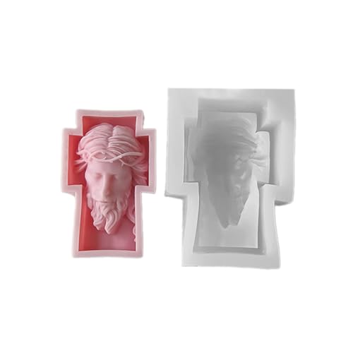 3D Skulptur Kreuzt Silikonkerzenformen Reliefkreuze Handwerk Gipsharz Zementguss Schimmel Halloween Dekoration Vorräte 3D Skulptur Kreuzt Silikonkerzenformen Reliefkreuze Handwerk Gipsharz Zementguss Schimmel Halloween Dekoration Vorräte von Lerpwige