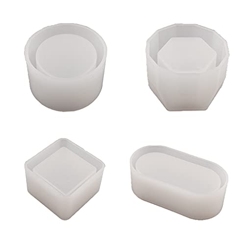 4 Stück Schmuck-Aufbewahrungsbox, Epoxidharz, handgefertigte Form, Schmuckbehälter, Silikonform, Aufbewahrung für Koffer, Kunstharz, MOL 4 Stück Schmuck-Aufbewahrungsbox, Epoxidharz, handgefertigte Form, Schmuckbehälter, Silikonform, Aufbewahrung für Koffer, Kunstharz, MOL von Lerpwige