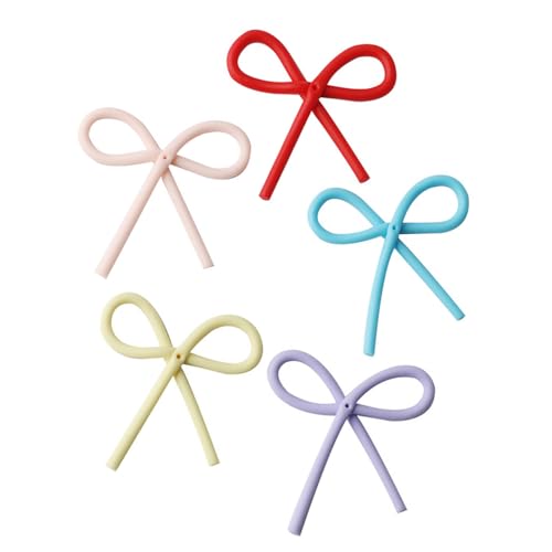 5 x bunte Schleifen-Kuchendekorationen, elegante Schleife, Kuchendekoration, Zubehör für Hochzeiten, Geburtstage und Partys 5 x bunte Schleifen-Kuchendekorationen, elegante Schleife, Kuchendekoration, Zubehör für Hochzeiten, Geburtstage und Partys von Lerpwige