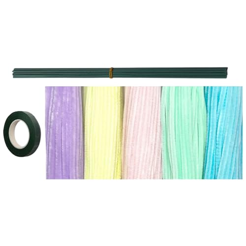500 PCS Gefärbte Rohrreiniger Farbenfrohe Weiche Plüschstiele Mit Eisendraht Und Klebeband Für Kinderhandwerksprojekt Und Hausdekoration Farbenfrohe Plüschstiele 500 PCS Gefärbte Rohrreiniger Farbenfrohe Weiche Plüschstiele Mit Eisendraht Und Klebeband Für Kinderhandwerksprojekt Und Hausdekoration Farbenfrohe Plüschstiele von Lerpwige