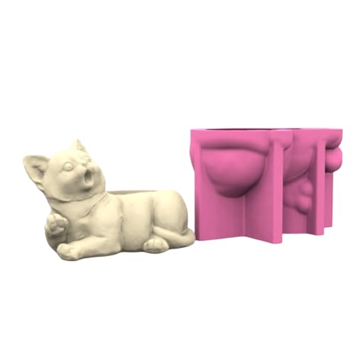 Elegante Hundegartentöpfe Schimmel Silikonform Robust von Lerpwige