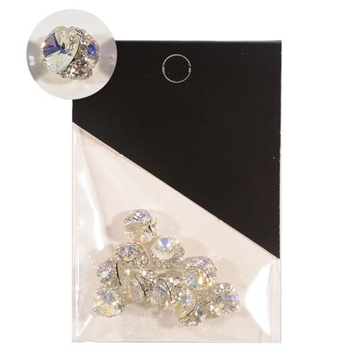 Funkeln Nägel Art Charms Mit Strasssteinen Metallnagelstollen 3D Nagelschmuck Diamant Für Nagel Decors Nails Art Supplies von Lerpwige
