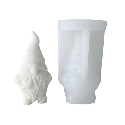 Gnomes Harzform Valentinstag Ornament Silikonkerze Für Die Herstellung Von Weihnachtsmann von Lerpwige