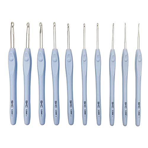 Häkeln Haken Für Häkeln Craft Waving 10-Size Nadel Set Für Arthritische Hand Lang Und Nicht Rutsch Haken Anfänger Erwachsene Ergonomische Softgröße von Lerpwige