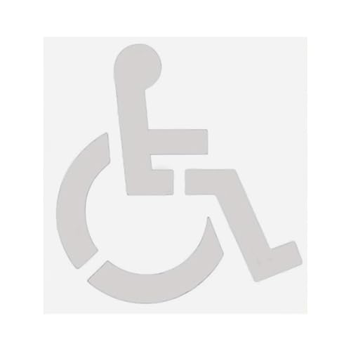 Handicap Parkplatz-Schablone, Marker, flexible Garage, Faltparkplätze, Schablone, Ersatz-Symbol-Vorlage von Lerpwige
