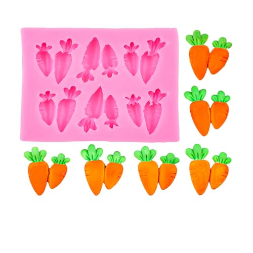 Kleine Karottenformen, Schokoladenformen, Silikon, Epoxidharz, Backen, Fondant, Kuchen, Schokolade, kleine Karotten, Silikon-Gussteile, Kuchendekorationswerkzeug Kleine Karottenformen, Schokoladenformen, Silikon, Epoxidharz, Backen, Fondant, Kuchen, Schokolade, kleine Karotten, Silikon-Gussteile, Kuchendekorationswerkzeug von Lerpwige