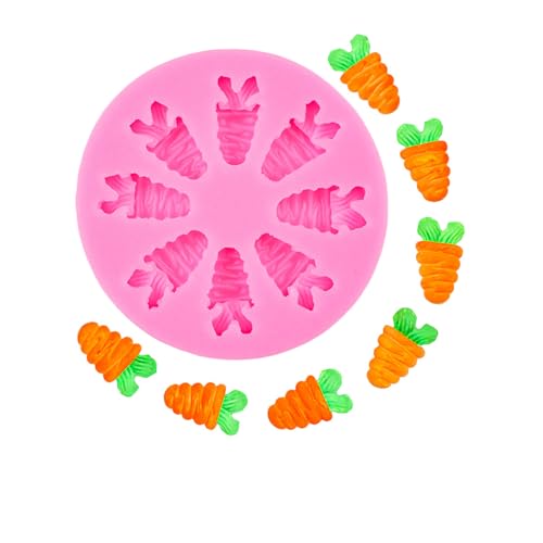 Kleine Karottenformen, Schokoladenformen, Silikon, Epoxidharz, Backen, Fondant, Kuchen, Schokolade, kleine Karotten, Silikon-Gussteile, Kuchendekorationswerkzeug Kleine Karottenformen, Schokoladenformen, Silikon, Epoxidharz, Backen, Fondant, Kuchen, Schokolade, kleine Karotten, Silikon-Gussteile, Kuchendekorationswerkzeug von Lerpwige