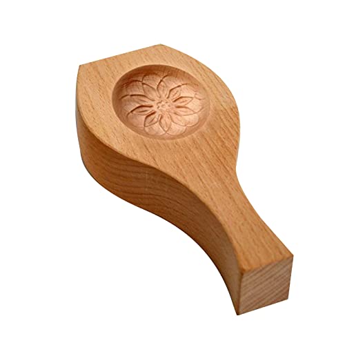 Küche Holz Backmondkuchen Form Blumenmuster Dekoration Werkzeuge Biscuit Schokoladenkürbispiegel Für Familien Keksmarken Zum Backen von Lerpwige