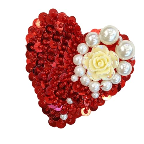 Künstlerische Herz Pailletten Applique Trimm Für Abendrock Kleidung Kragen Decors Patches Auf Versorgung Nähen Künstlerische Herz Pailletten Applique Trimm Für Abendrock Kleidung Kragen Decors Patches Auf Versorgung Nähen von Lerpwige