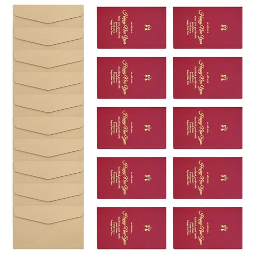 Lerpwige 10pcs Chinese Spring Festival Grußkarte Mit Umschlag 3d 2025 Jahr Der Schlangengrußkarte Für Männer Frauen Freund Lerpwige 10pcs Chinese Spring Festival Grußkarte Mit Umschlag 3d 2025 Jahr Der Schlangengrußkarte Für Männer Frauen Freund von Lerpwige