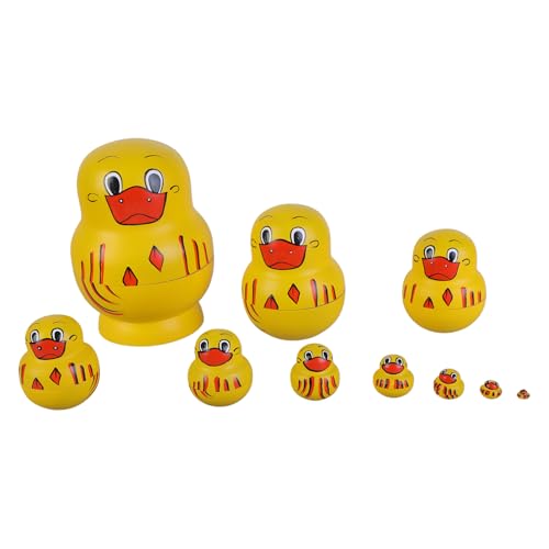 Lerpwige 10pcs Duckform Aus Holz Nistpuppen Hand Bemalt Russische Matryoshka Puppen Spielzeug Home Dekoration Wohnzimmer Schmücken Schmücken Lerpwige 10pcs Duckform Aus Holz Nistpuppen Hand Bemalt Russische Matryoshka Puppen Spielzeug Home Dekoration Wohnzimmer Schmücken Schmücken von Lerpwige