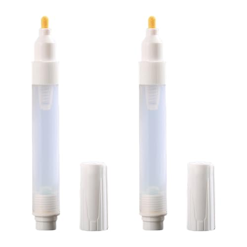2 Stück/Set leere Farbmarker, Acrylfarben-Marker, 5 mm, runder Kopf, nachfüllbar, Malstift, Kunstbedarf zum Malen 2 Stück/Set leere Farbmarker, Acrylfarben-Marker, 5 mm, runder Kopf, nachfüllbar, Malstift, Kunstbedarf zum Malen von Lerpwige