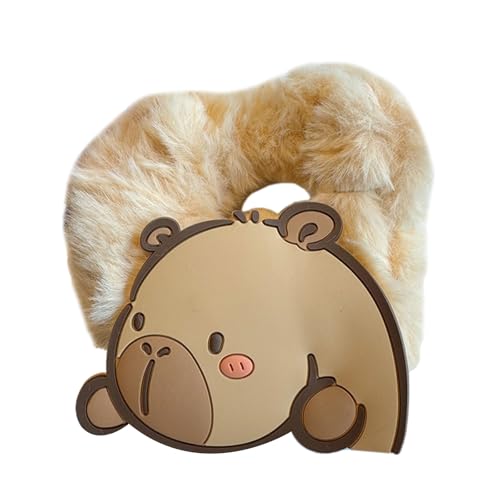 Lerpwige Capybaras Haargummi für Kinder, für Party, Halloween, Kopfbedeckung für Musikfestivals, Foto-Requisiten für Mädchen, Foto-Requisiten von Lerpwige