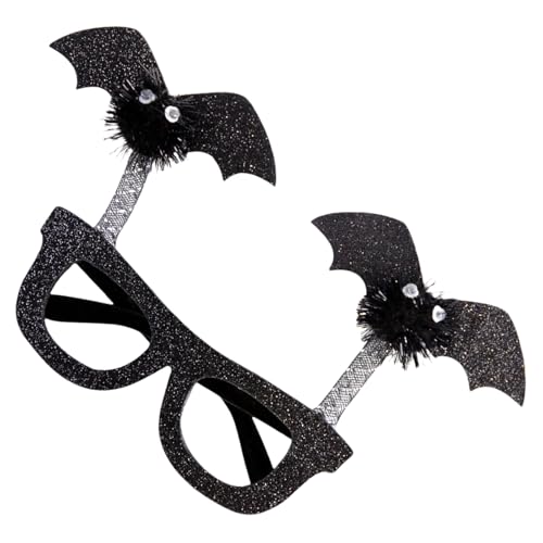 Lerpwige Fledermausflügel Halloween Brille Spoof Brille Cosplay Party Kostüm Brillenrahmen Erwachsene Kind Festival Brillen von Lerpwige