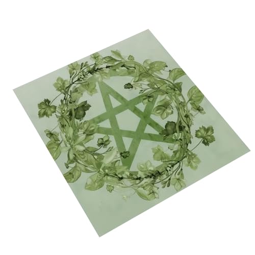 Lerpwige Green Pentagramme Tarots Tischdecke Sternmustertisch Deckt Die Wahrsagerei Tischdecke Für Brettspiel Und Unterhaltung Lerpwige Green Pentagramme Tarots Tischdecke Sternmustertisch Deckt Die Wahrsagerei Tischdecke Für Brettspiel Und Unterhaltung von Lerpwige
