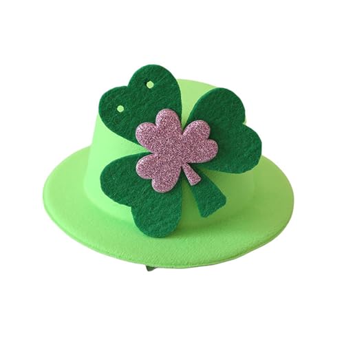 Lerpwige Grüner StPatricks Day Zylinder mit Pailletten-Kleeblatt-Festival-Thema, irischer Nationalfeierhut für formelle Veranstaltungen, alle Altersgruppen Lerpwige Grüner StPatricks Day Zylinder mit Pailletten-Kleeblatt-Festival-Thema, irischer Nationalfeierhut für formelle Veranstaltungen, alle Altersgruppen von Lerpwige