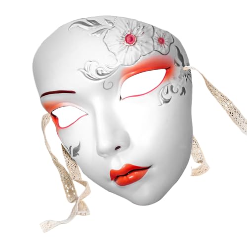 Lerpwige Maskerade, handbemalt, Halloween, chinesisches traditionelles Bühnenspiel, Halloween, Cosplay, Zubehör für Frauen, Fotografie von Lerpwige