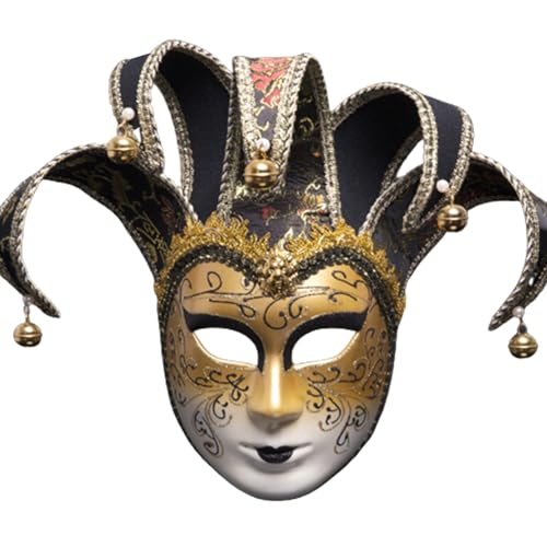 Lerpwige Maskerade Full Face Karneval Kostüm Cosplay Dress Up Zubehör für Karneval Party Halloween für Erwachsene Halloween Herren Damen Lerpwige Maskerade Full Face Karneval Kostüm Cosplay Dress Up Zubehör für Karneval Party Halloween für Erwachsene Halloween Herren Damen von Lerpwige