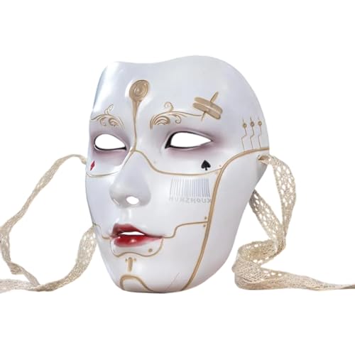 Lerpwige Mechanischer Mann Cosplay Maskerade Vollgesicht Halloween Cosplay Zubeh鰎 f黵 Damen Herren Maskerade Lerpwige Mechanischer Mann Cosplay Maskerade Vollgesicht Halloween Cosplay Zubeh鰎 f黵 Damen Herren Maskerade von Lerpwige